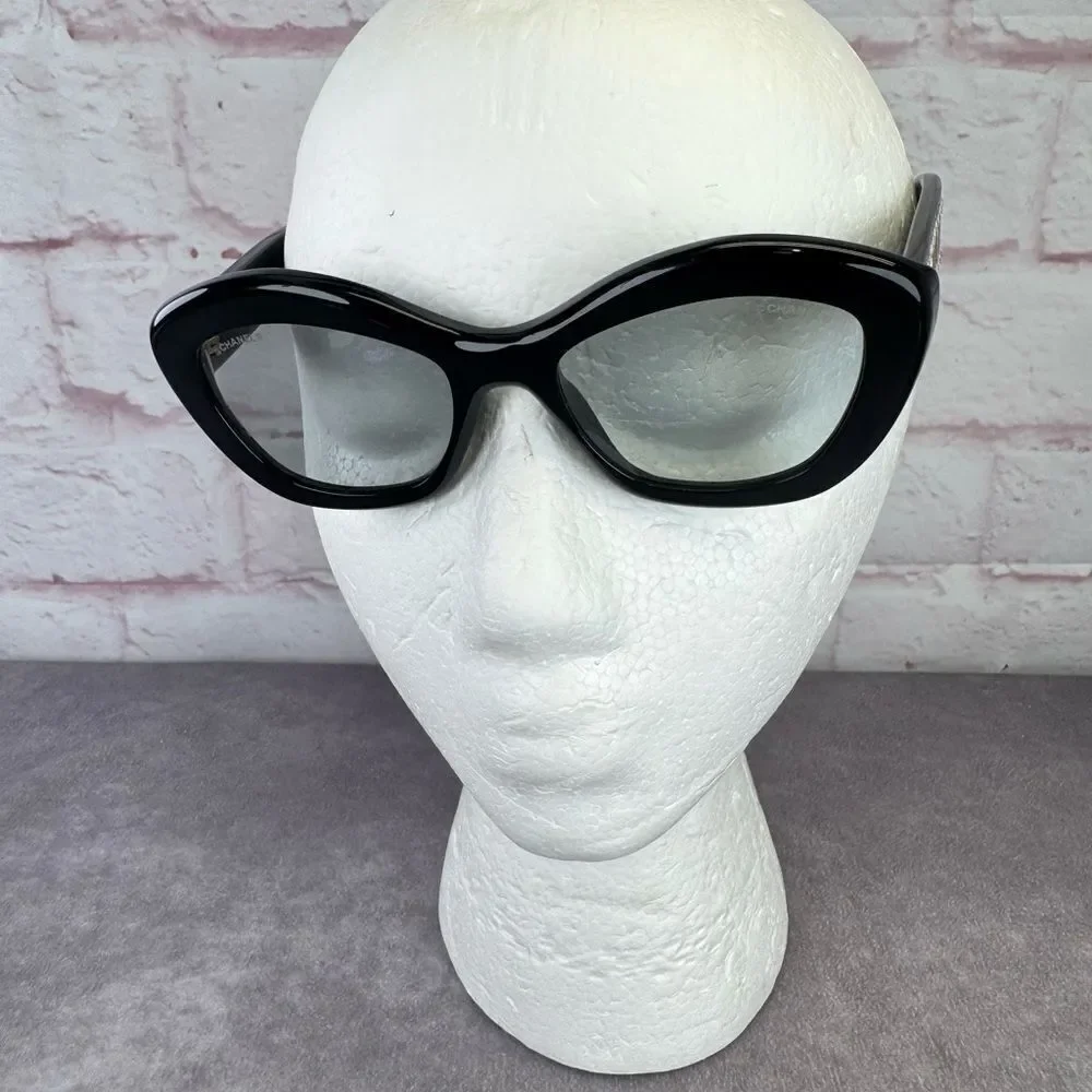Chanel Cat Eye Black Sunglasses 71668A
